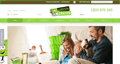 Desktop Screenshot of greencrates.com.au