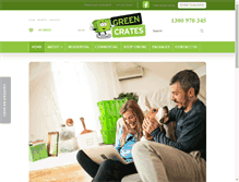 Tablet Screenshot of greencrates.com.au